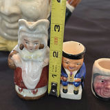 Collection of Character Ceramic Teapots, Toby Jugs, and Miniature Figurines - thumbnail 4 of 19