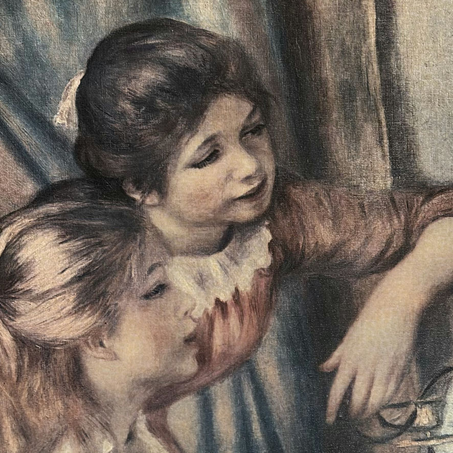 Framed Print Of “Young Girls at the Piano” - image 4 of 10