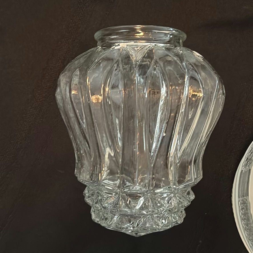 Two Vintage Glass Replacement Globes - image 2 of 11