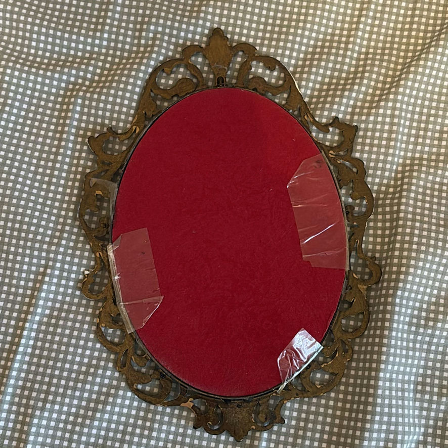 Ornate Metal Oval  Framed Art - image 5 of 11