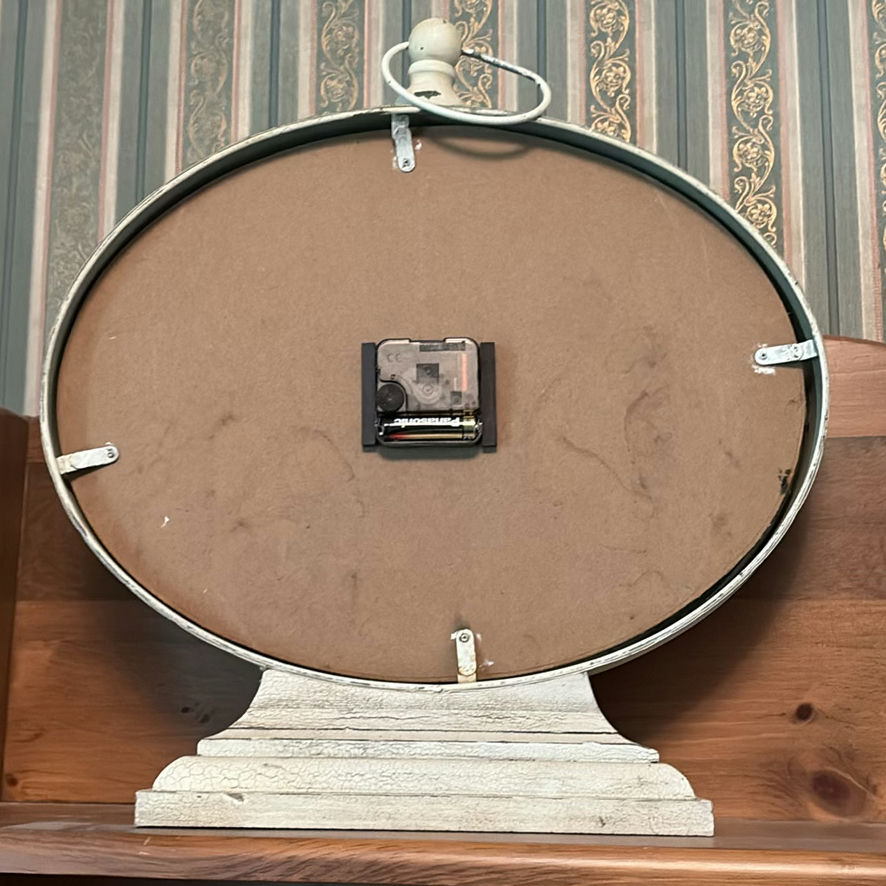 Oval French Style Mantle Clock - Contemporary - image 5 of 7