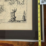 Set of Three Framed Reproduction Vintage Map Prints - thumbnail 5 of 13