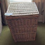 Large Wicker Hamper With Lid - thumbnail 1 of 9