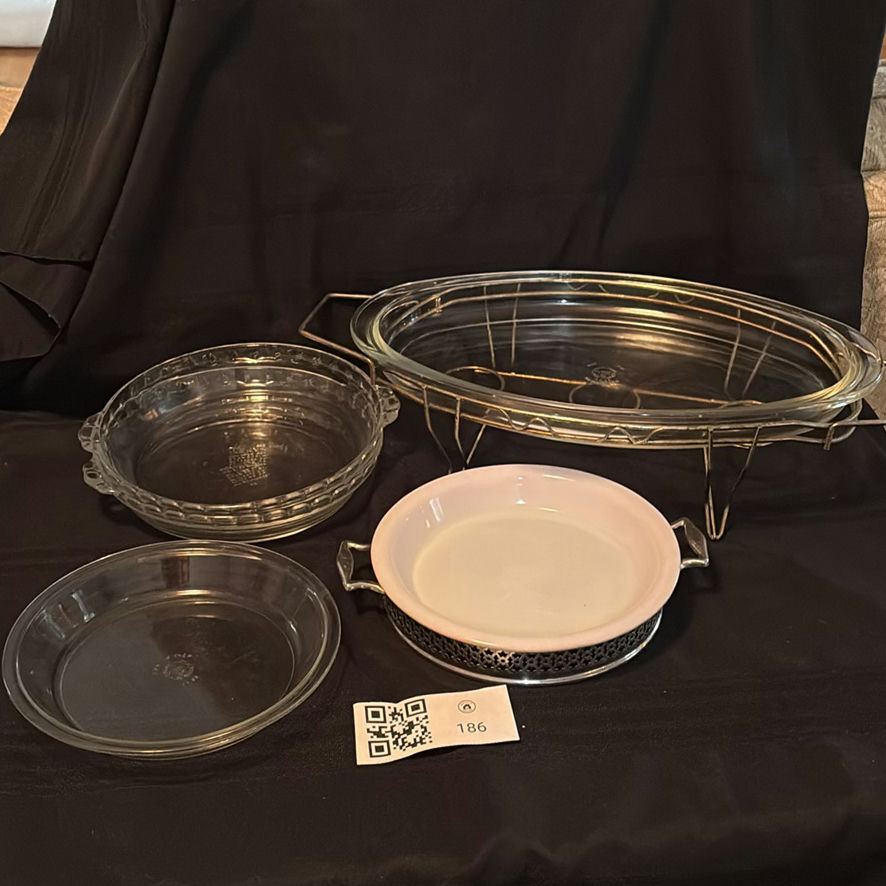 Pyrex Glass Baking Dishes and Serving Tray Set - image 1 of 16