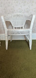 White Wicker Chair, Shelf and Basket - thumbnail 13 of 16
