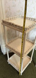 White Wicker Chair, Shelf and Basket - thumbnail 6 of 16