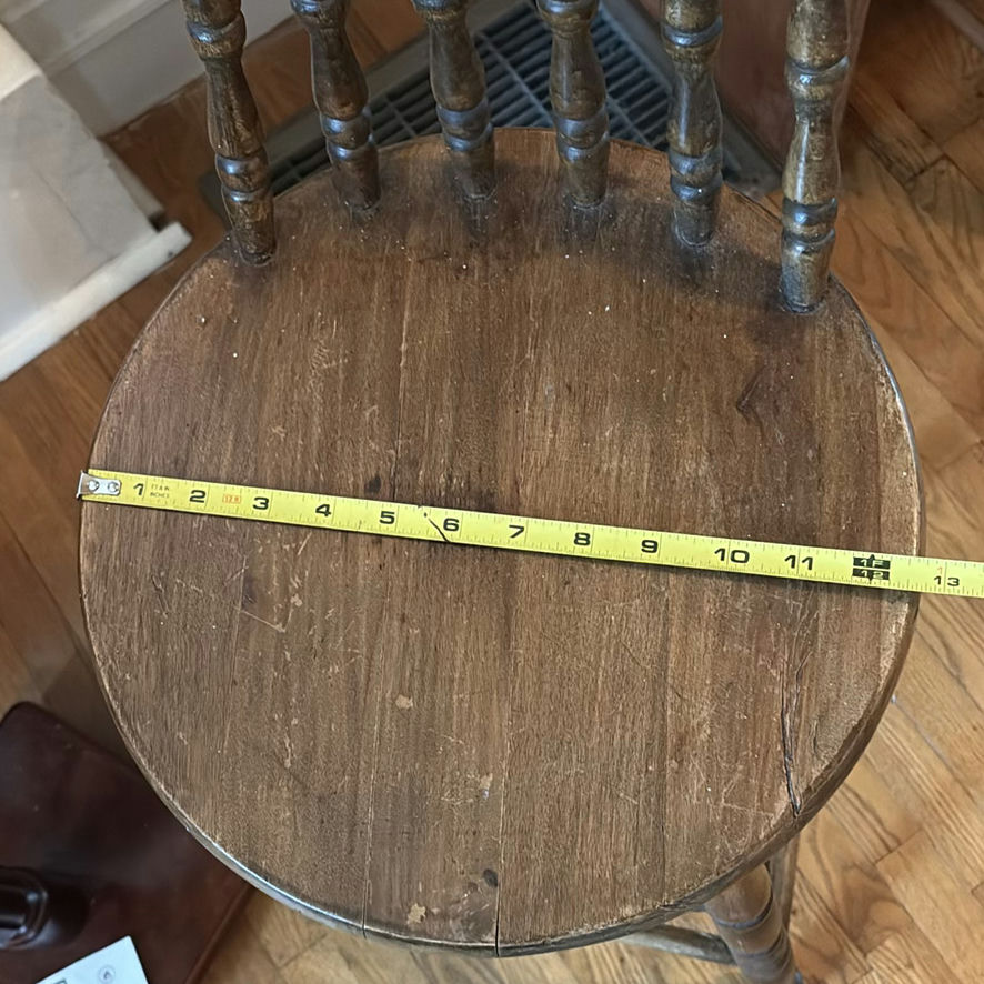 Tall Wooden Plant Stands & Farmhouse Stool - image 3 of 19
