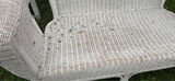 6-Piece White Whicker Outdoor Lounge Set - thumbnail 4 of 20