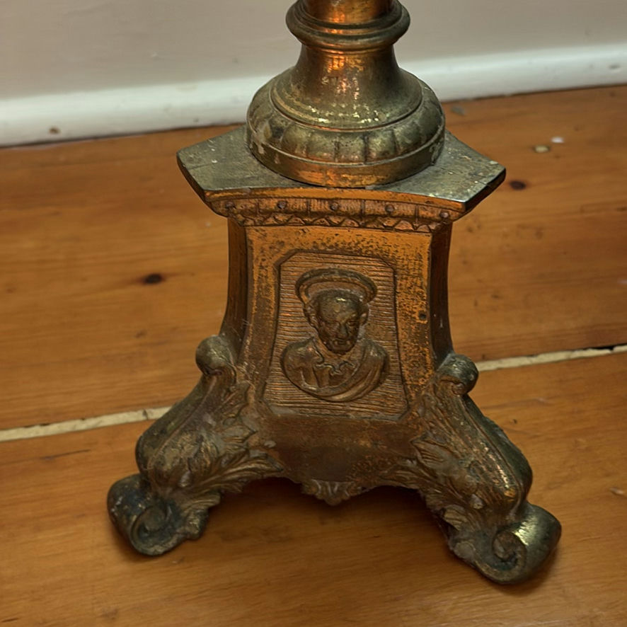 Brass Torchiere Candle Pillars - image 3 of 13