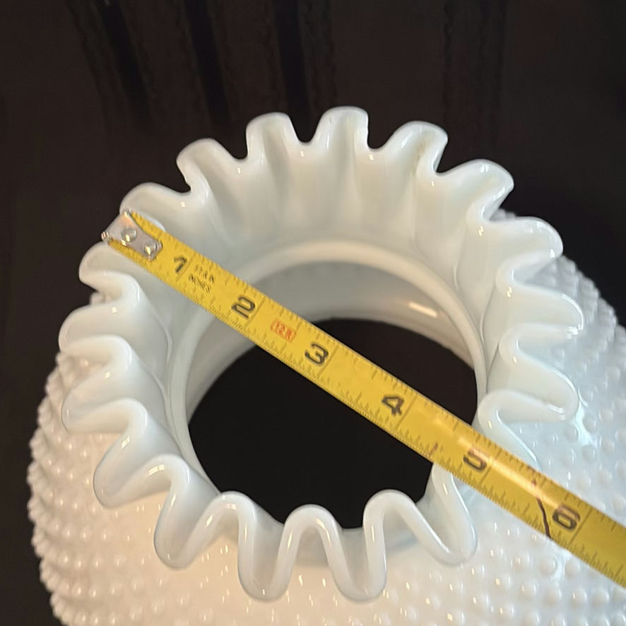 Hobnail White Milk Glass Lamp Globes - image 8 of 13