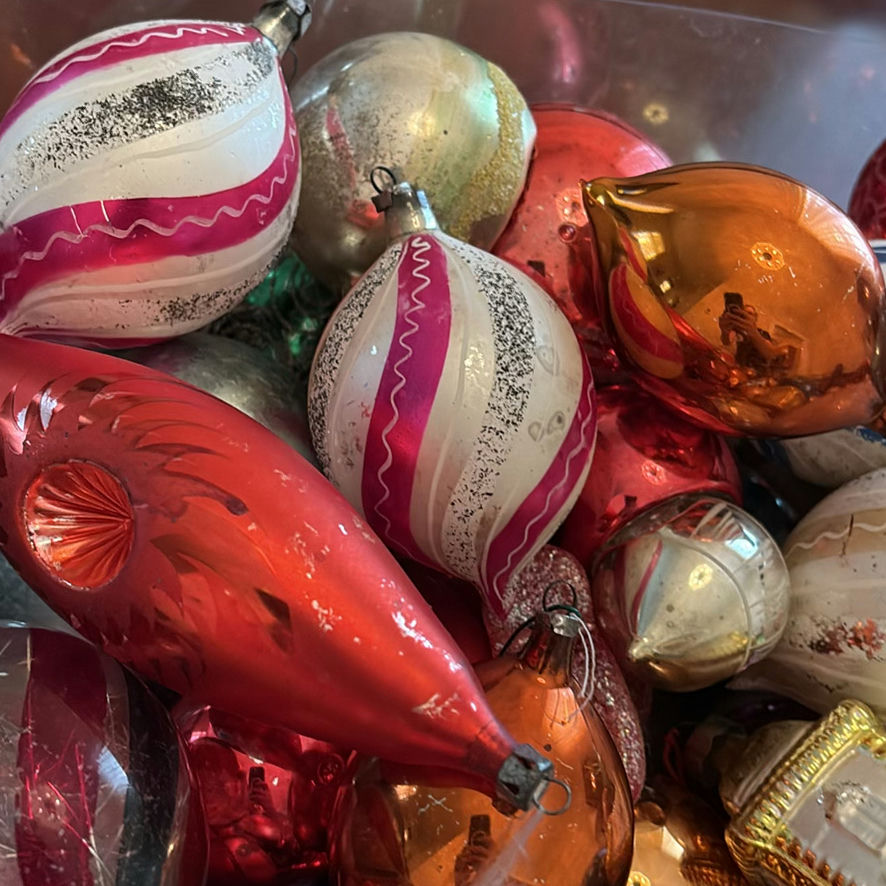 Collection of Vintage Christmas Ornaments and Holiday Figurines - image 7 of 11