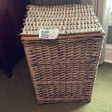 Large Wicker Hamper With Lid - thumbnail 1 of 8