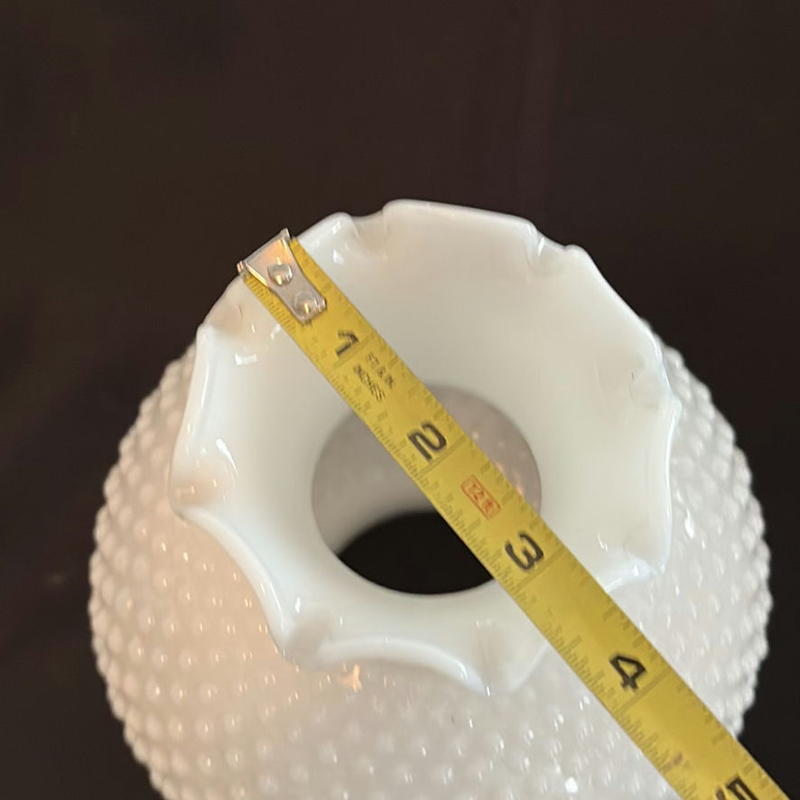 Hobnail White Milk Glass Lamp Globes - image 6 of 13