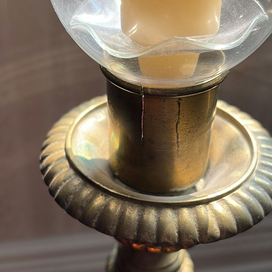 Brass Torchiere Candle Pillars - image 6 of 13
