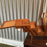 Wooden Sewing Basket and Knitting Supplies - thumbnail 6 of 10