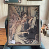 Framed Print Of “Young Girls at the Piano” - thumbnail 9 of 10
