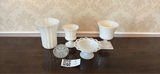 Collection Of Milk Glass & Floral Frog - thumbnail 1 of 17