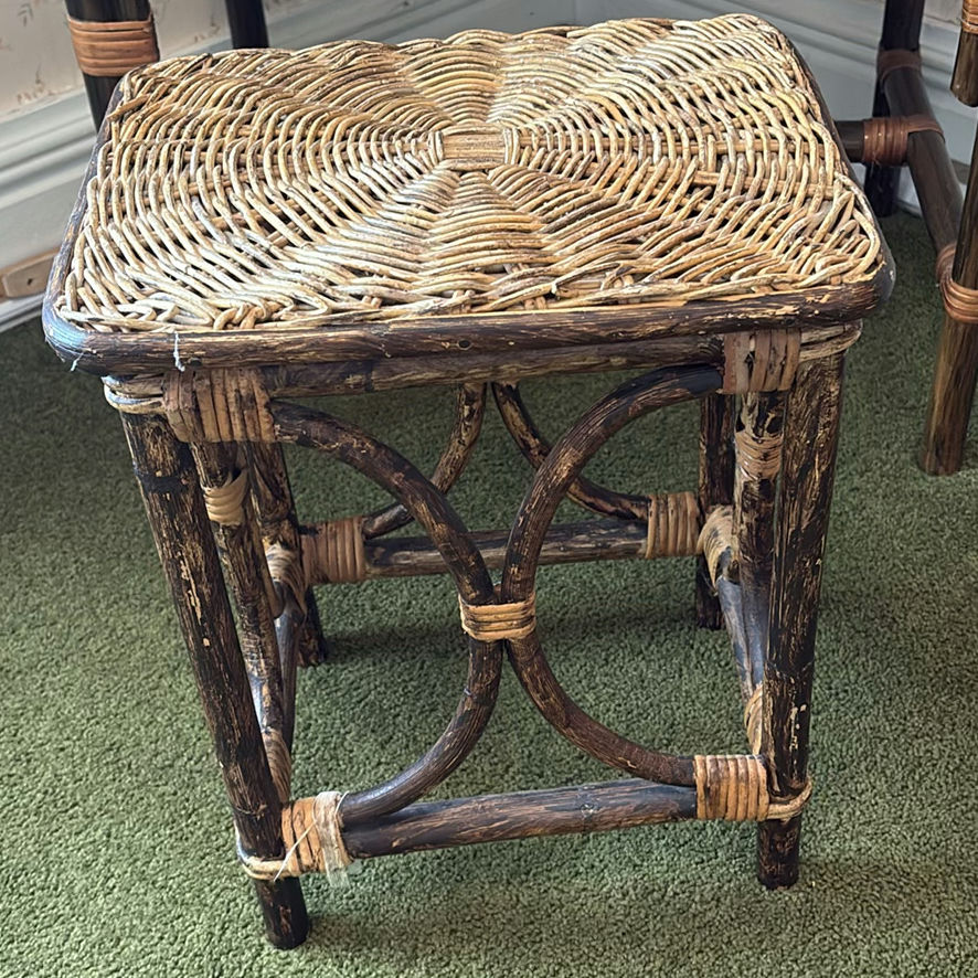 Bamboo & Rattan Vanity Set - image 10 of 11