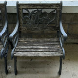 Two Cast Iron Bench Seats - thumbnail 3 of 9