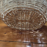 Large White Wicker Basket - thumbnail 4 of 7