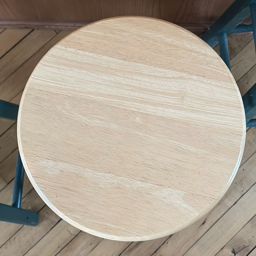 Four Rustic Wooden Stools - image 6 of 9