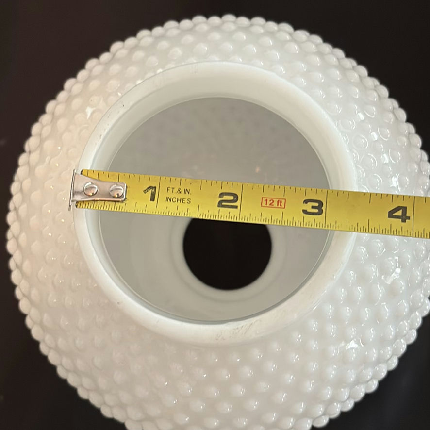 Hobnail White Milk Glass Lamp Globes - image 4 of 13