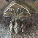Antique Brass Fireplace Fender - thumbnail 5 of 15