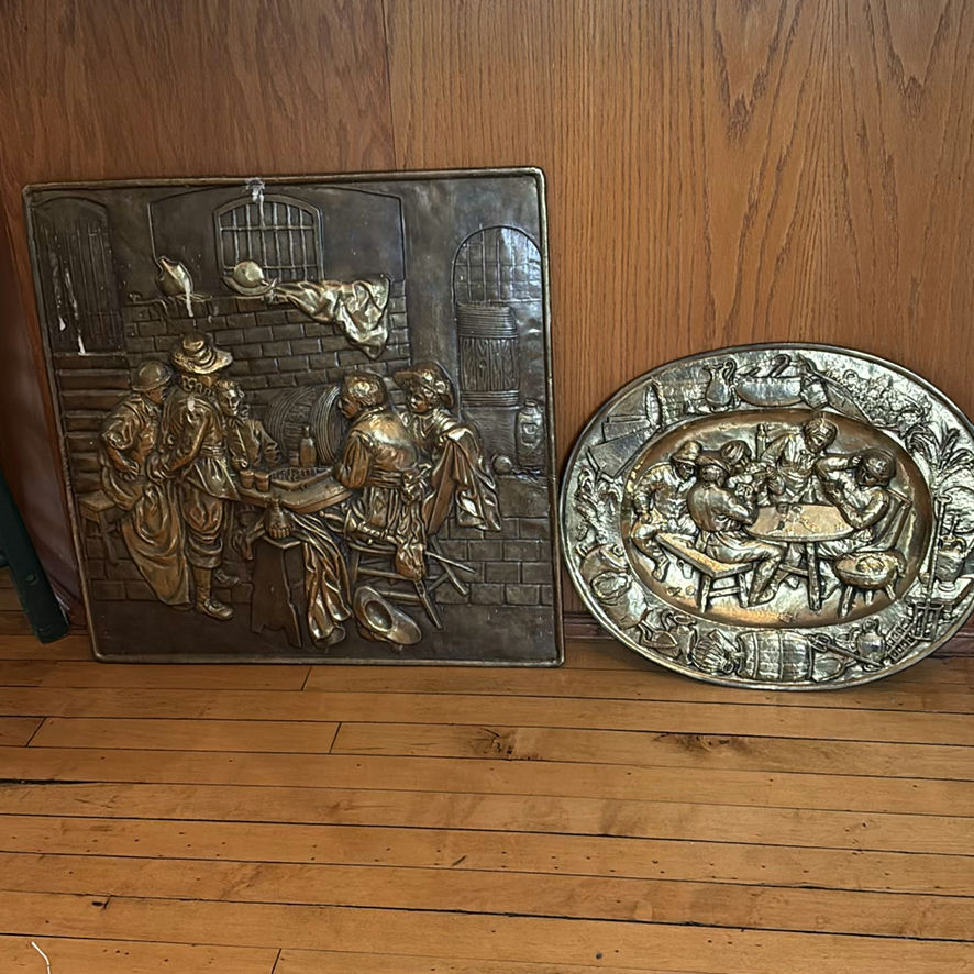 Unique Brass Art Plaques - image 1 of 12