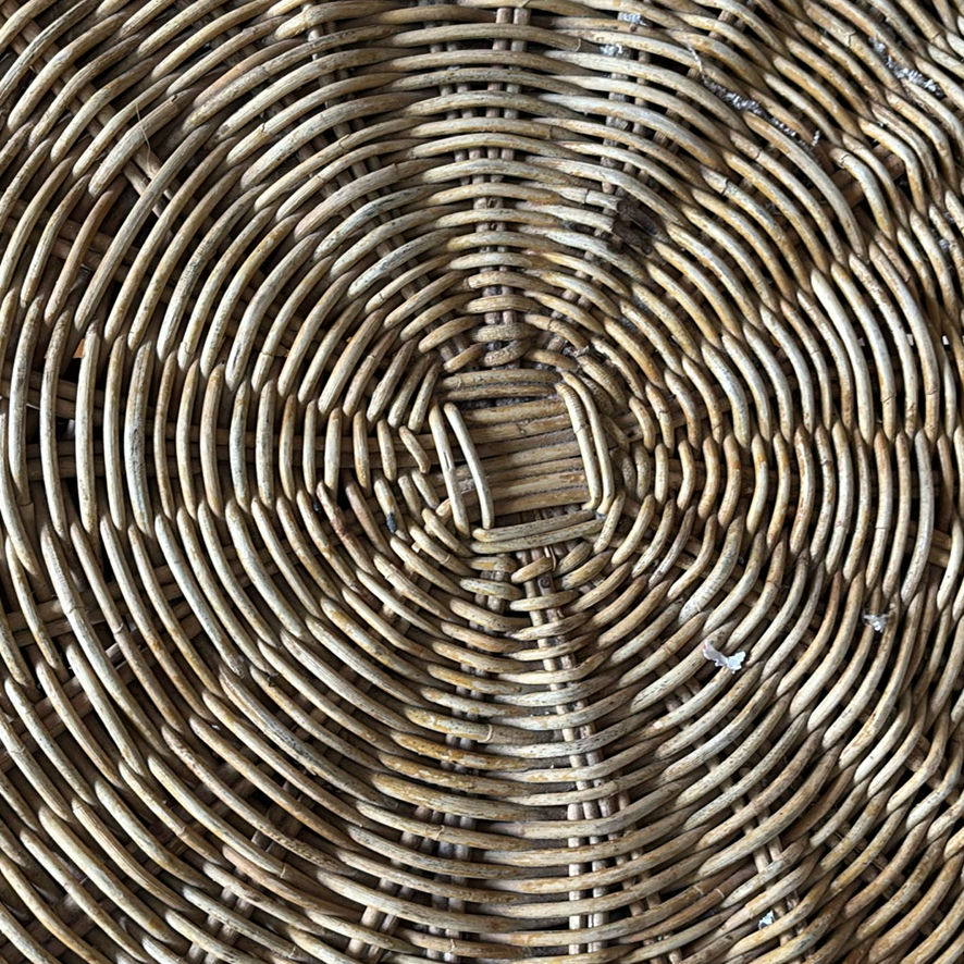 Vintage Wicker & Bamboo Side Tables - image 8 of 12