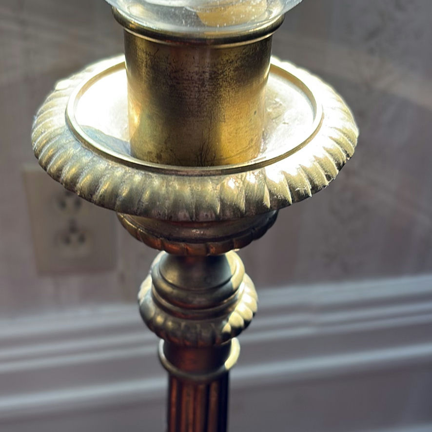 Brass Torchiere Candle Pillars - image 5 of 13