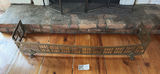 Antique Brass Fireplace Fender - thumbnail 11 of 15