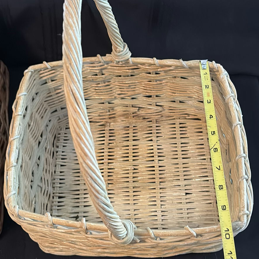 3 Wicker Baskets - image 3 of 19