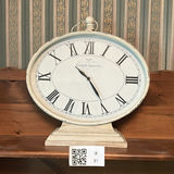 Oval French Style Mantle Clock - Contemporary - thumbnail 1 of 7