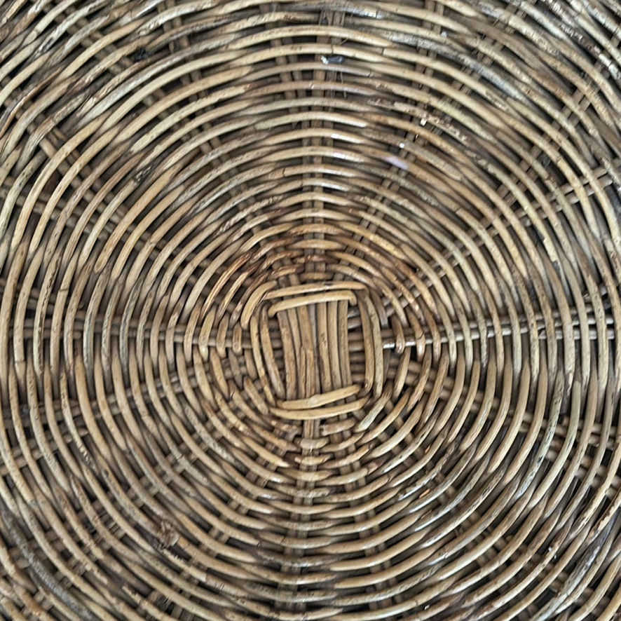 Vintage Wicker & Bamboo Side Tables - image 9 of 12
