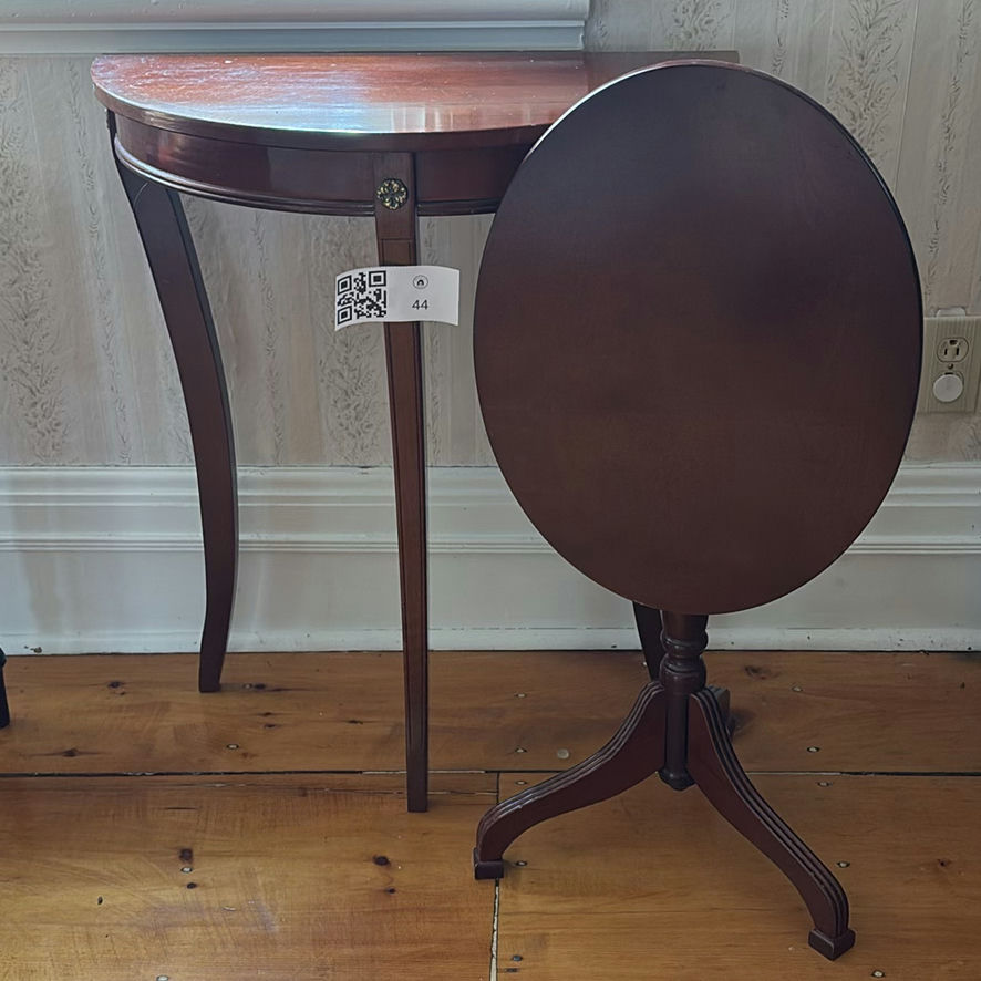 Bombay Company Half Moon Table & Tilt Top Table - image 1 of 15
