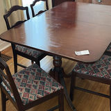 Mahogany Dining Set With 5 Chairs - thumbnail 2 of 15