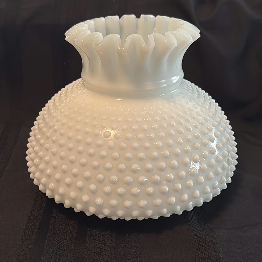 Hobnail White Milk Glass Lamp Globes - image 7 of 13