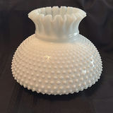 Hobnail White Milk Glass Lamp Globes - thumbnail 7 of 13