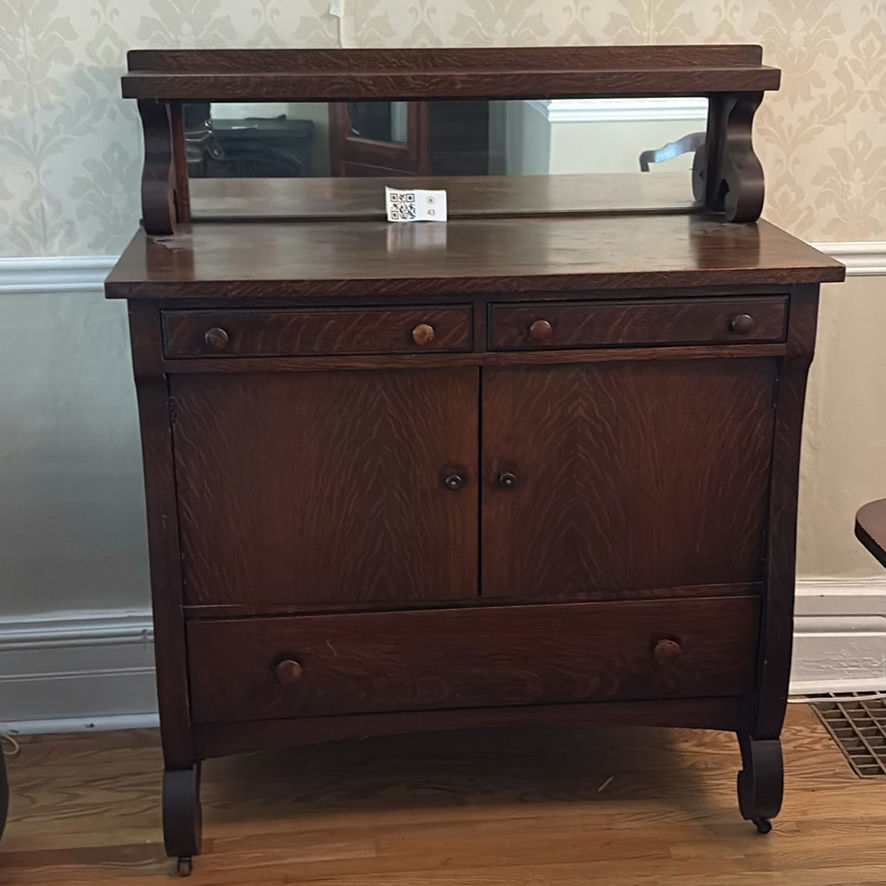 Emperor Oak Buffet Hutch - image 2 of 17