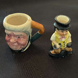 Collection of Character Ceramic Teapots, Toby Jugs, and Miniature Figurines - thumbnail 17 of 19