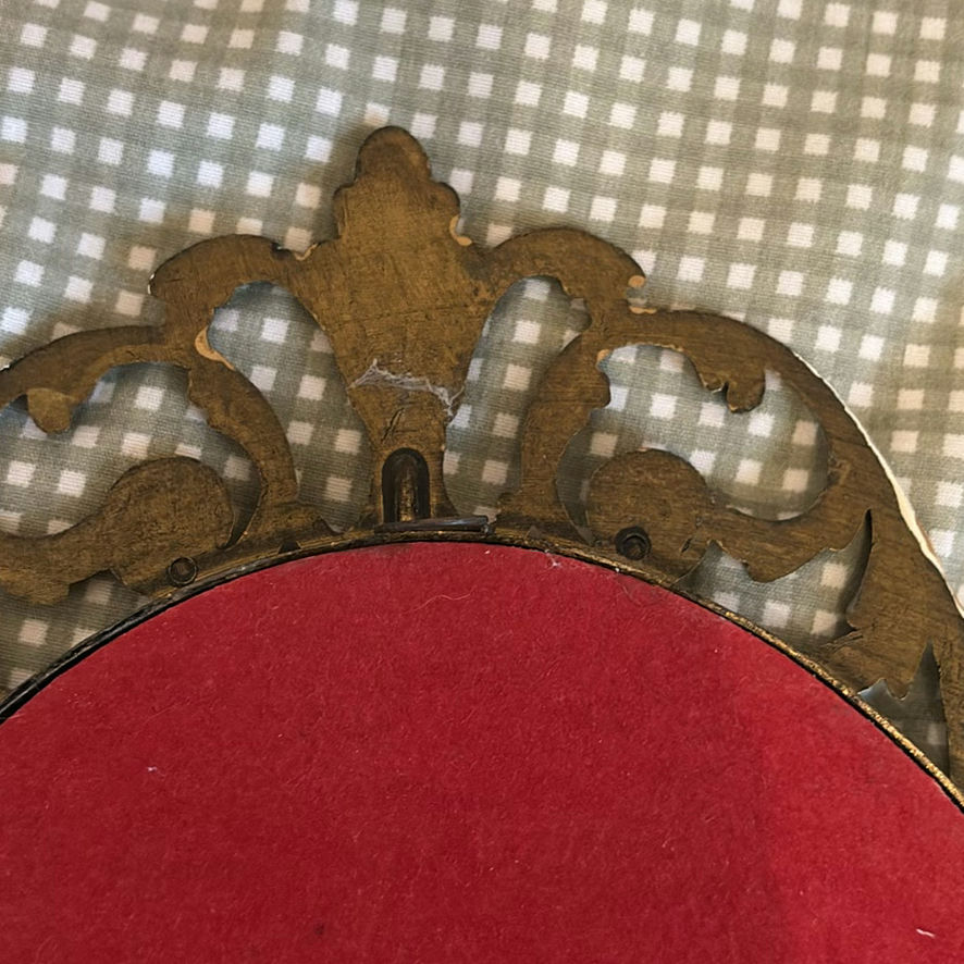 Ornate Metal Oval  Framed Art - image 6 of 11
