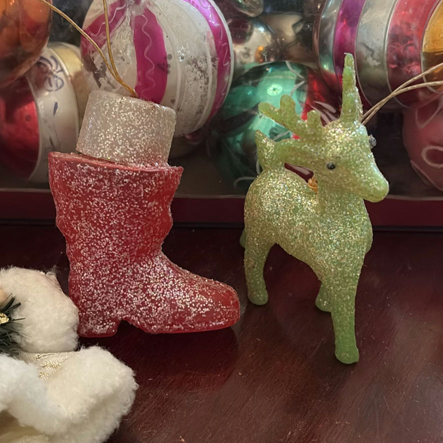 Collection of Vintage Christmas Ornaments and Holiday Figurines - image 3 of 11