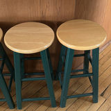 Four Rustic Wooden Stools - thumbnail 3 of 9