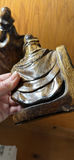 Vintage Bronze Horse Bookends; Plaster Victorian Style Bookends - thumbnail 11 of 13
