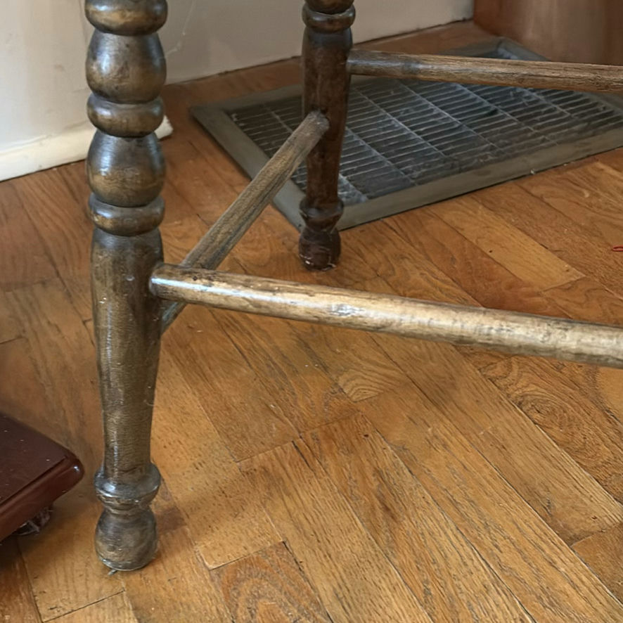 Tall Wooden Plant Stands & Farmhouse Stool - image 6 of 19