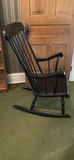 Black Windsor-style rocking chair - thumbnail 7 of 9