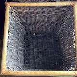Large Wicker Hamper With Lid - thumbnail 6 of 8