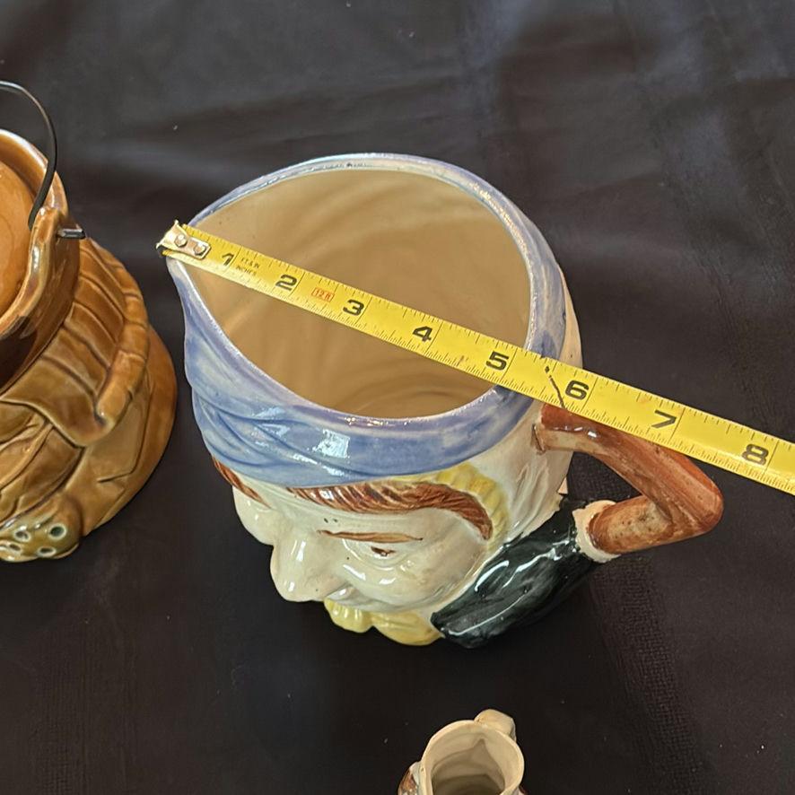 Collection of Character Ceramic Teapots, Toby Jugs, and Miniature Figurines - image 3 of 19
