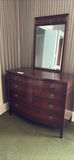 Kindel Mahogany Dresser With Mirror - thumbnail 1 of 14