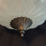 Vintage Swag Lamp With Glass Globe - thumbnail 4 of 10